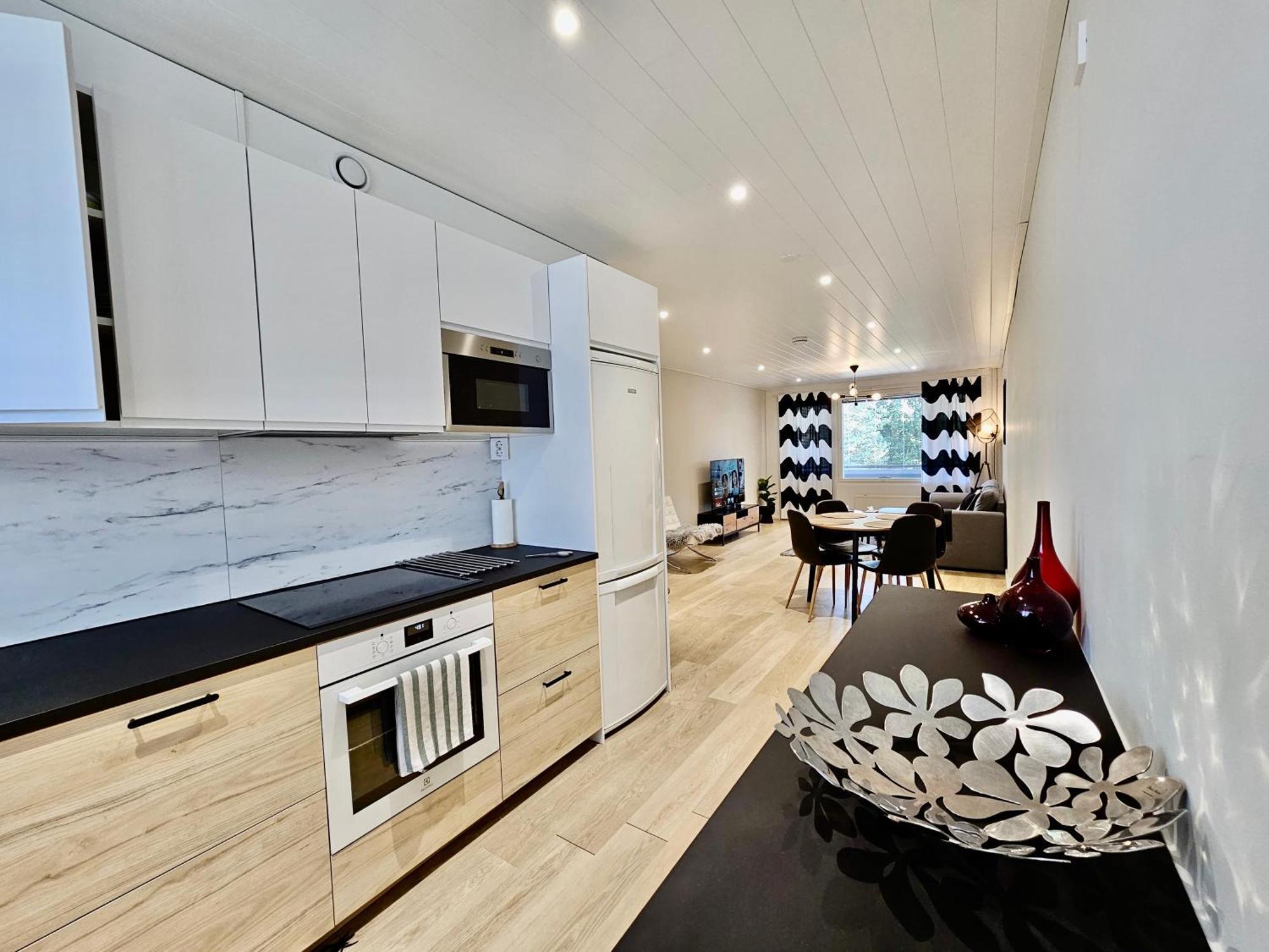 Elegant Apartment With Sauna In The Center Rovaniemi Eksteriør billede