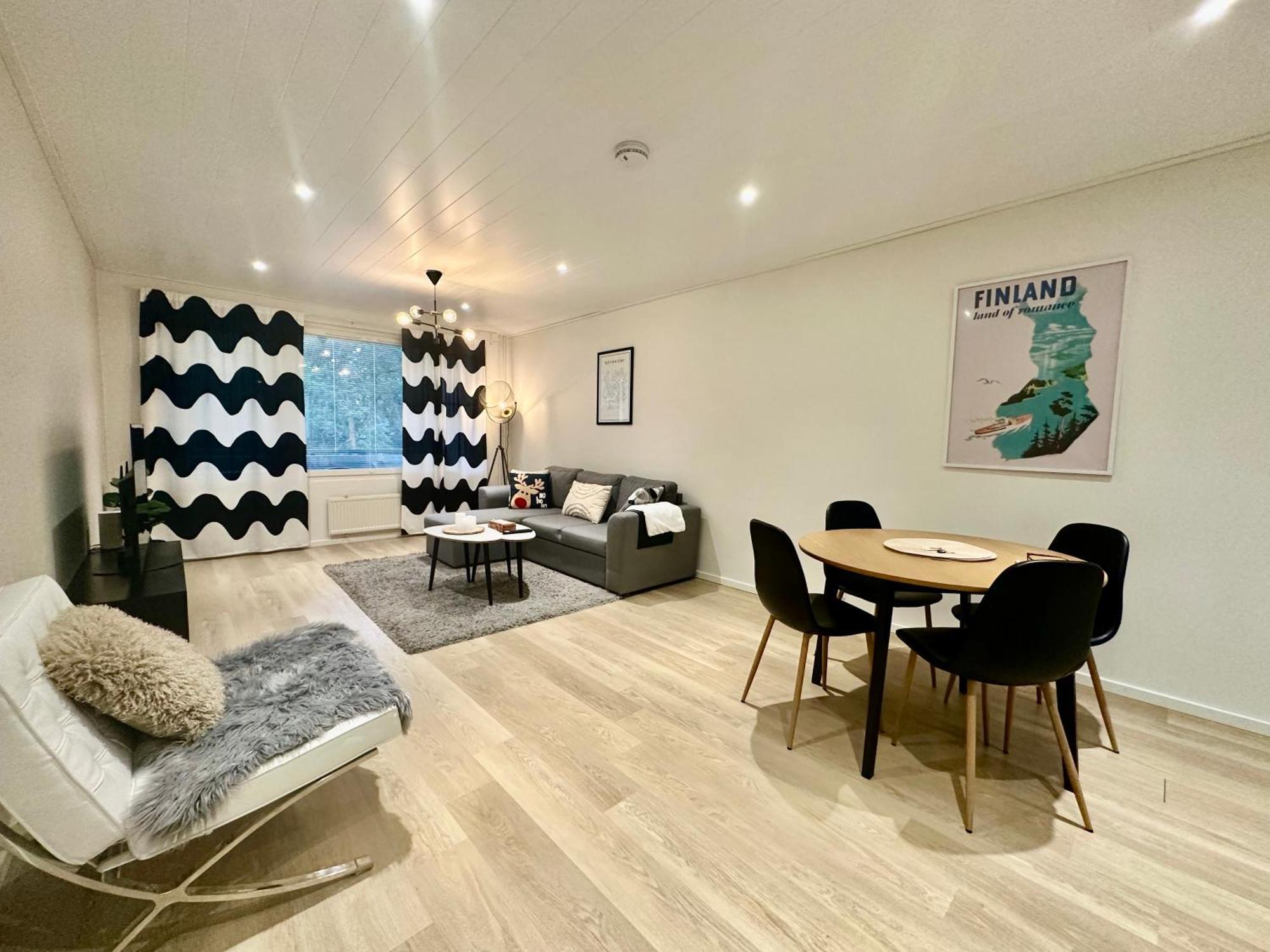 Elegant Apartment With Sauna In The Center Rovaniemi Eksteriør billede